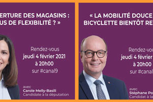 Deux de nos candidats sur Canal9 : les écouter