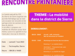 Rencontre printanière